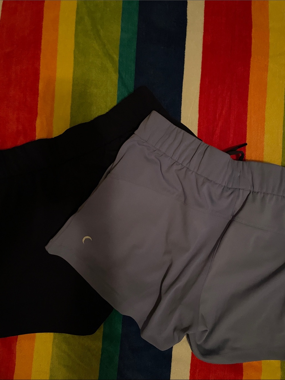 2 ZYIA Club Shorts — Periwinkle and Black - Picture 3 of 3